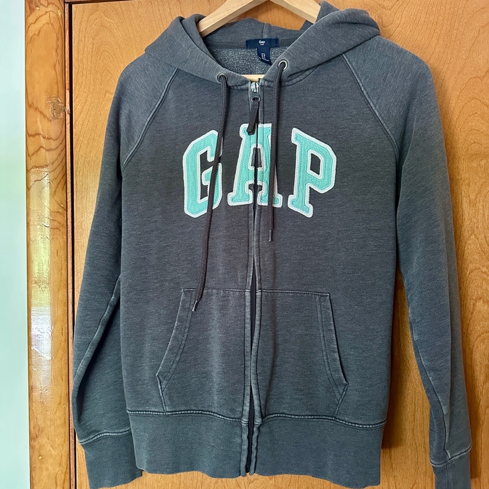 GAP Logo Zip Up Hoodie
